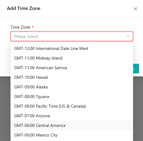 Time zone