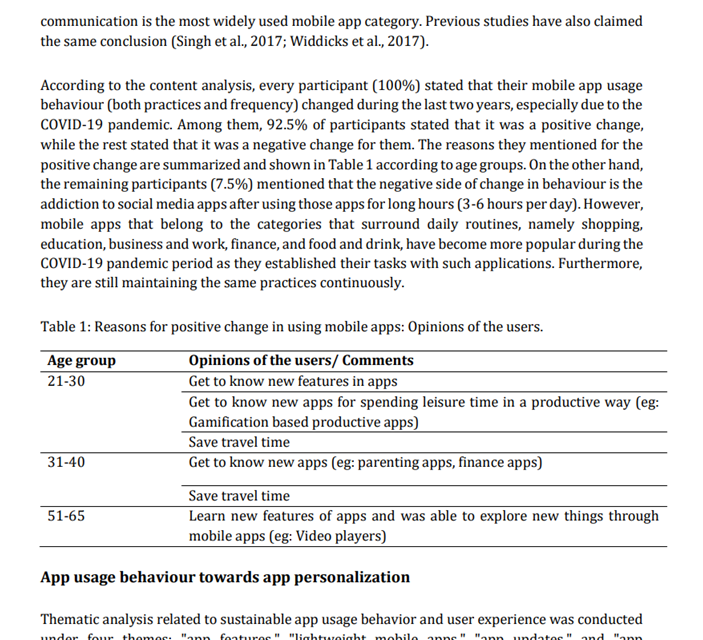 changes in mobile apps