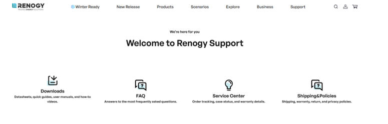 Renogy support