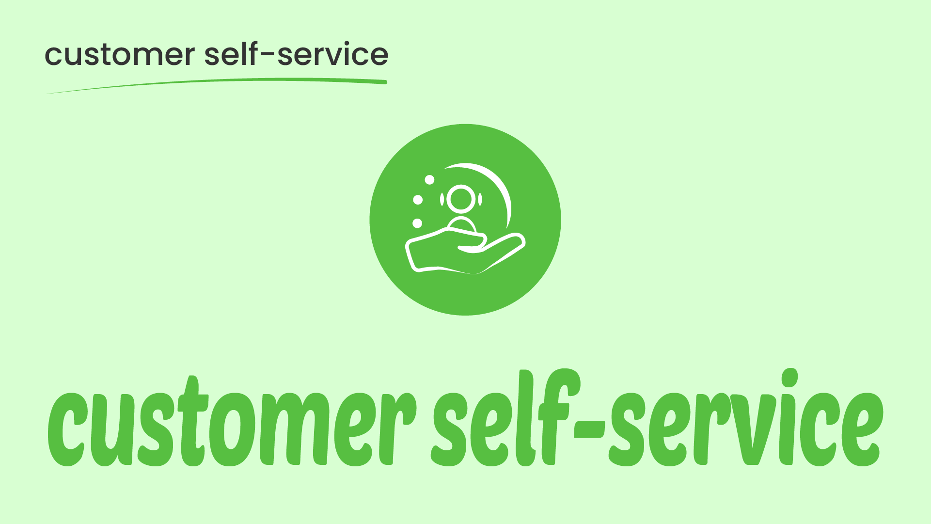 customer self-service