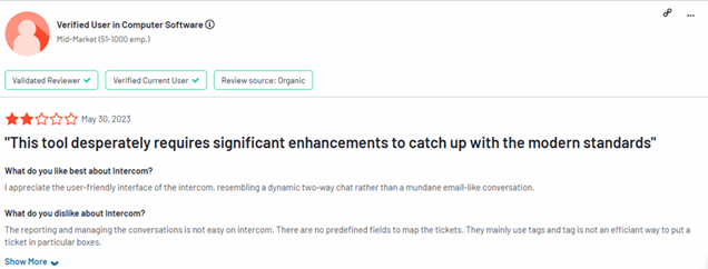 weak reporting &analytics