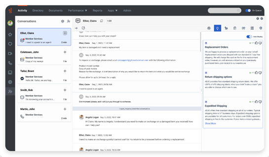 Genesys omnichannel support