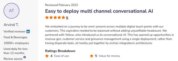 Yellow AI omnichannel