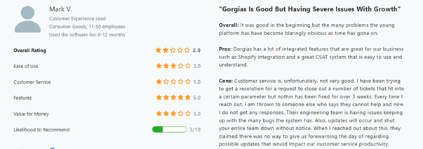 Technical complexity