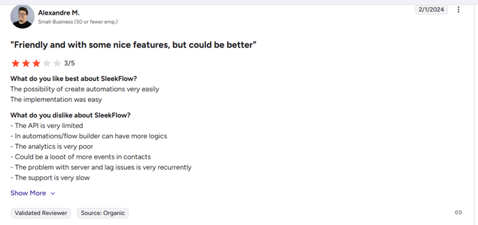 limited advanced analytics