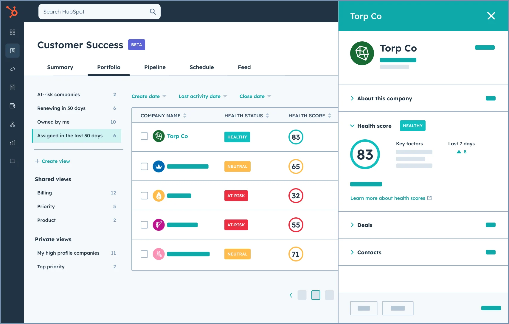 Hubspot Service Hub -Customer Success Workspace