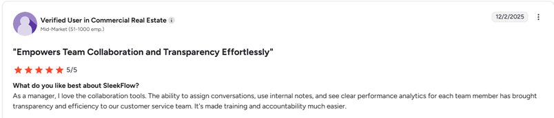 great for small teams