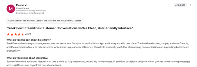 Sleekflow live chat and website engagement
