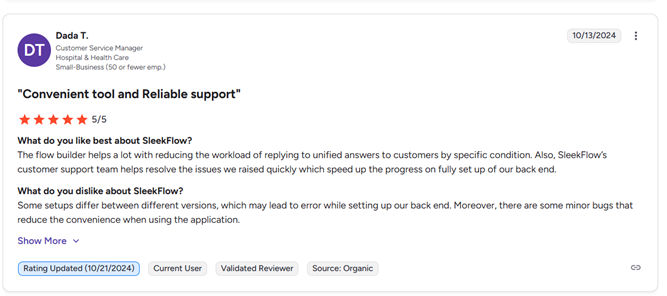 Sleekflow ticketing system