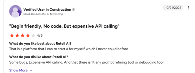 high cost and expensive API usage