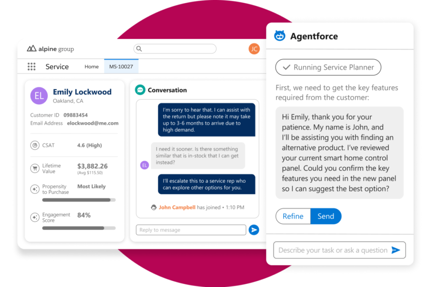 Salesforce Service Cloud Webiste 1