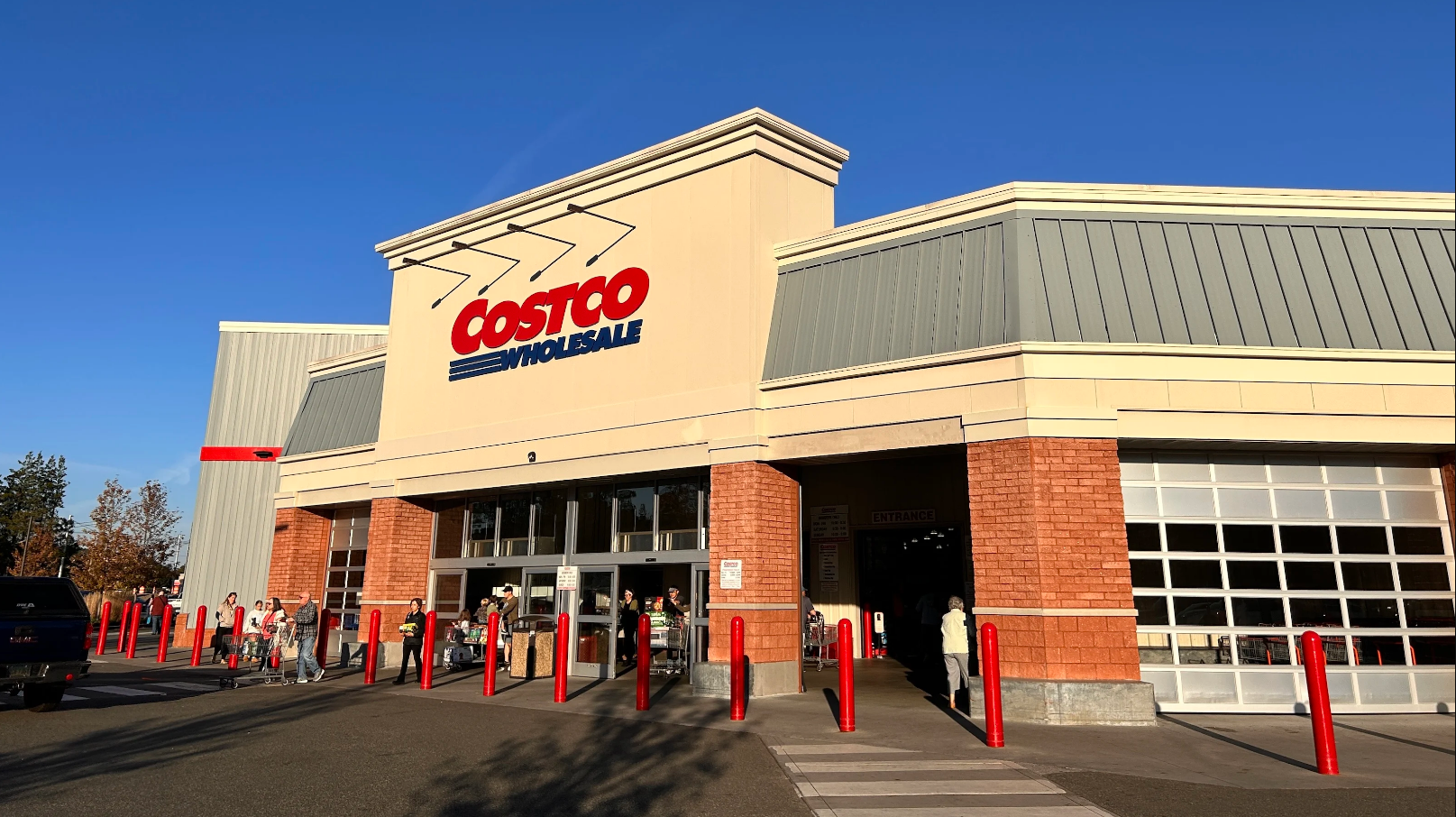 Costco Wholesale Warehouse Store Exterior