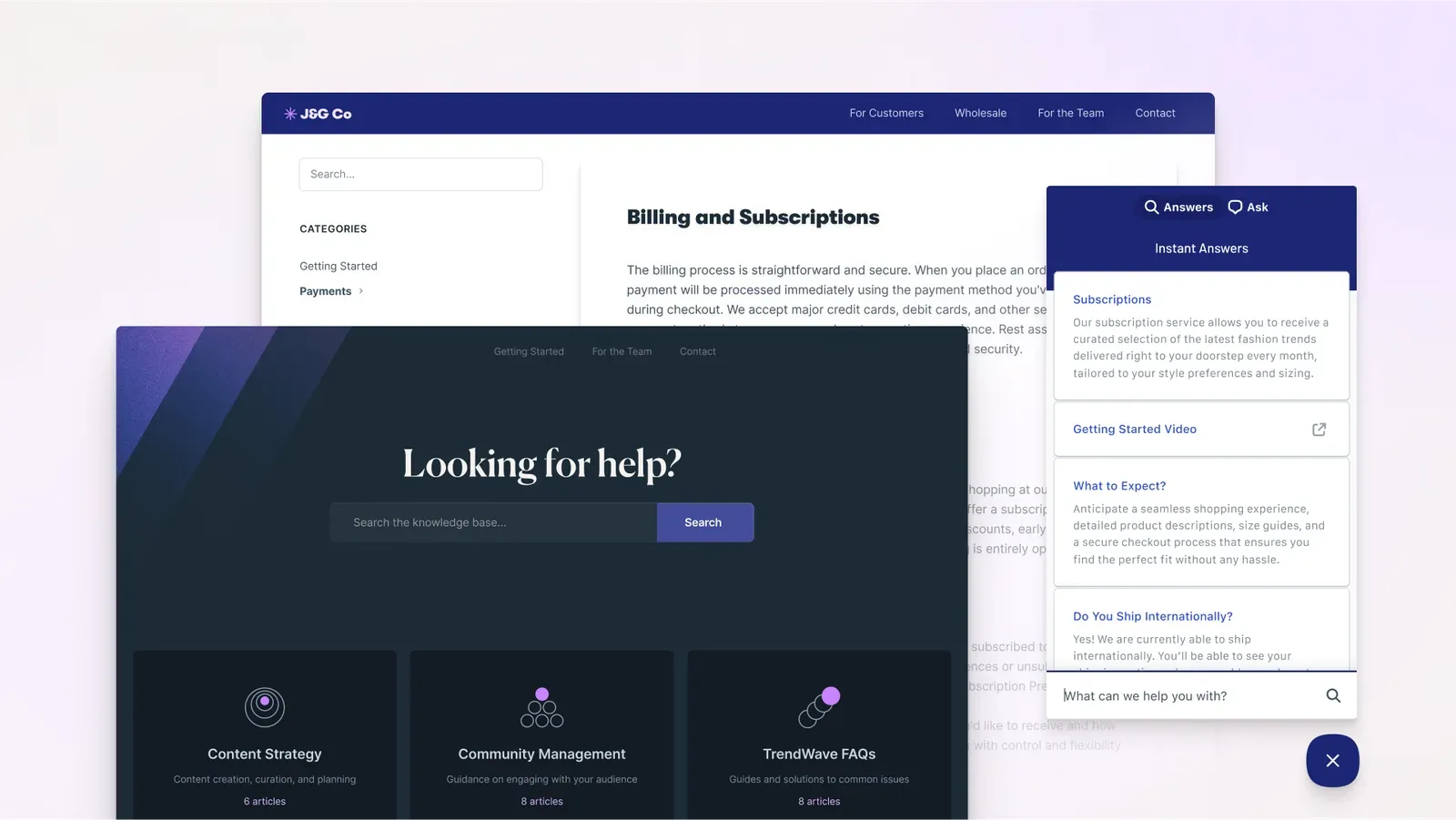 Help Scout Docs knowledge-base interface