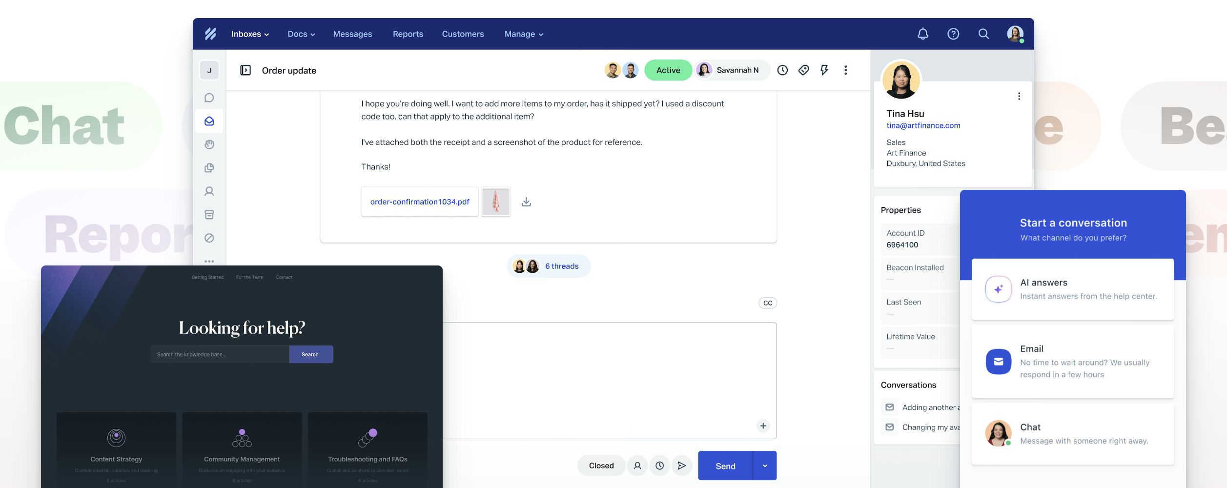 Help Scout customer support software