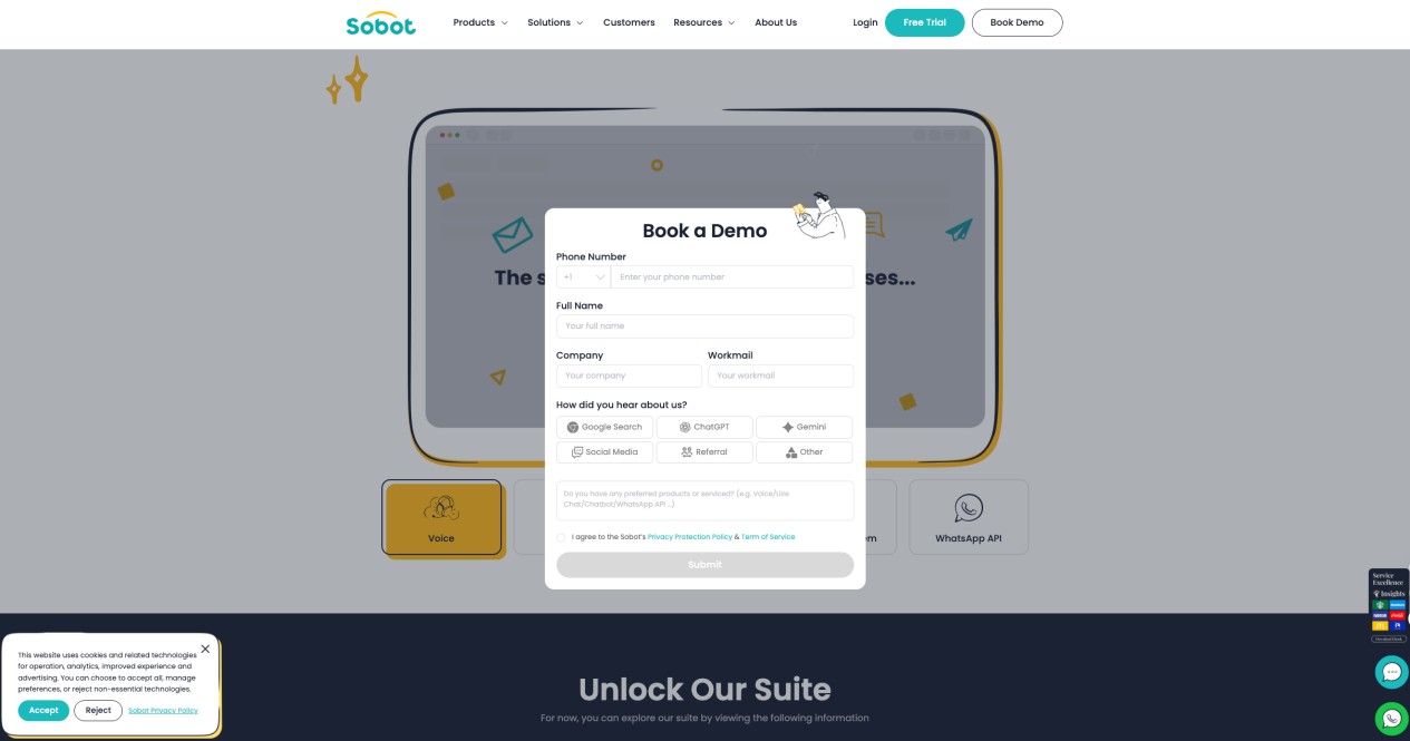 Sobot Agents demo