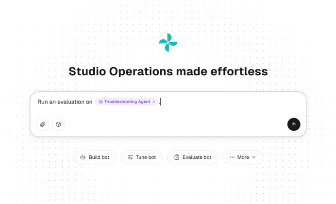 run AI Agent for customer service evaluation on Sobot Studio