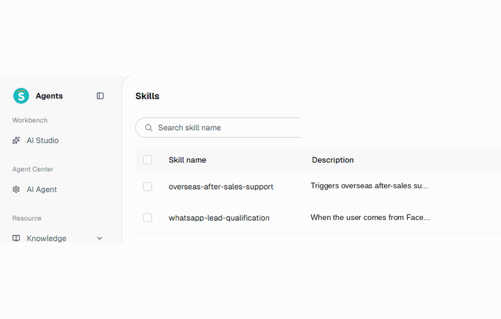 Sobot AI Agnet skills_demo