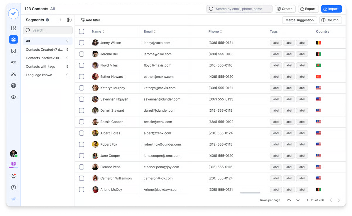 respond.io AI Agents unified messaging inbox