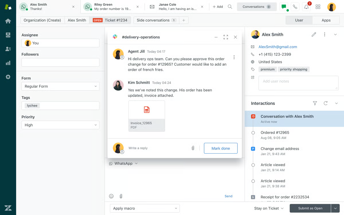 Zendesk AI agents inside ticket and routing workflows